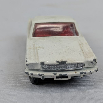 Vintage Matchbox Series No 8 White Mustang By Lesney
