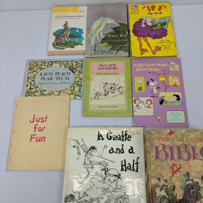 9 Vintage Children's Books: World Book - Children's Bible