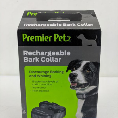 Premier Pet Rechargeable Bark Collar