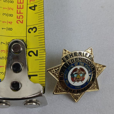 Sheriff Box Elder County Pin