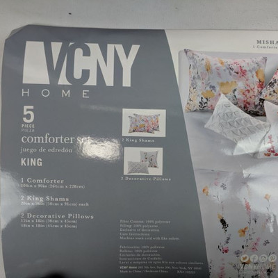 VCNY Comforter Set King - Opened Package Gentle Use