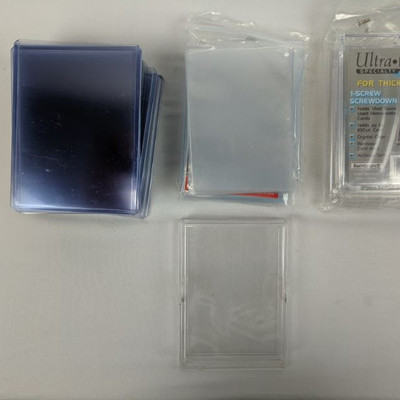 Hard & Soft Plastic Sleeves For Cards, ~150 Qty
