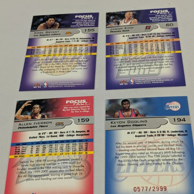 Kobe Bryant/Jason Kidd/Allen Iverson/Keyon Dooling Basketball Cards