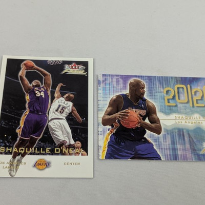 2 Shaquille O'Neal Lakers Cards