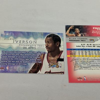 2 Allen Iverson Basketball Cards