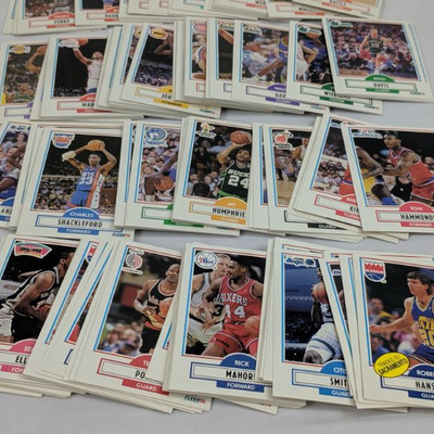 Large Set of Fleer Basketball Cards