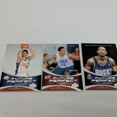 3 02-03 Generations Future Perfect Basketball Cards