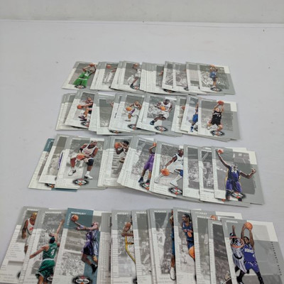 Large Stack of Fleer 02-03 Box Score Basketball Cards