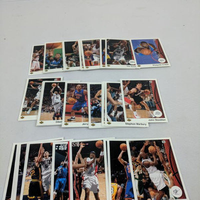 Approx. 40 Basketball Cards, Upper Deck, NBA