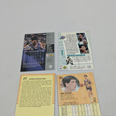 4 John Stockton NBA Cards