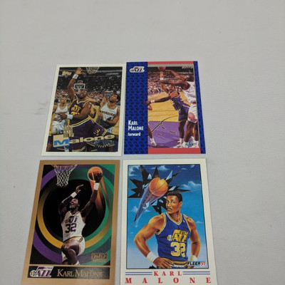 4 Karl Malone NBA Cards