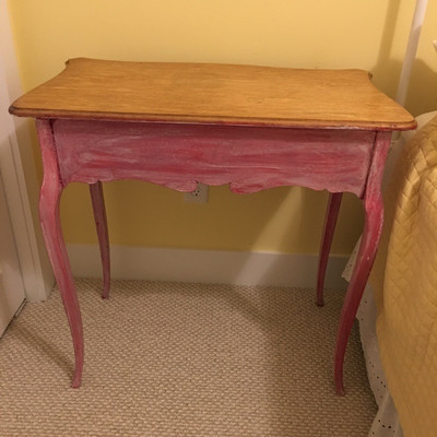Lot 2 - Side Table & Chair