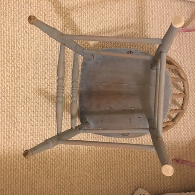Lot 2 - Side Table & Chair