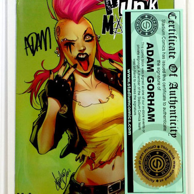 PUNK MAMBO #1 Signed by Adam Gorham w/ COA 2019 Valiant Comics Stadium Exclusive