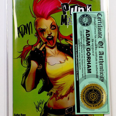 PUNK MAMBO #1 Signed by Adam Gorham w/ COA 2019 Valiant Comics Stadium Exclusive