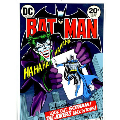 BATMAN #251 - Fine Comic ART Print Signed by Neal Adams - 13" x 19"