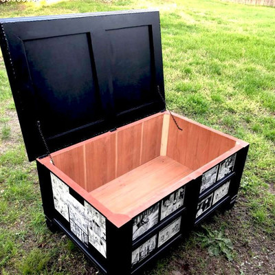 The WALKING DEAD #1 Comics Custom Made COFFEE TABLE / CHEST