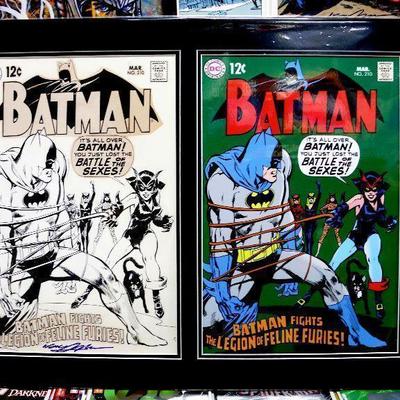 Batman #210 Original Comic Art Limited Print Signed by Neal Adams - Ltd/50