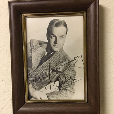 Bob Hope's Autographed Picture