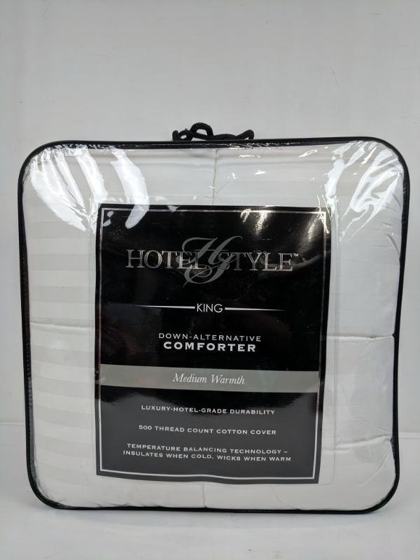 Hotel Style King Down Alternative Comforter Medium Warmth New