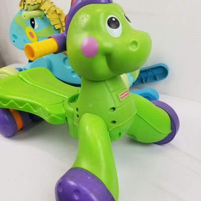 Toddler Ride-On Toys - Horse & Dragon, Wheeled/Rocker