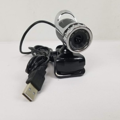 USB Webcam 10x Optical Zoom Professional Lens - New