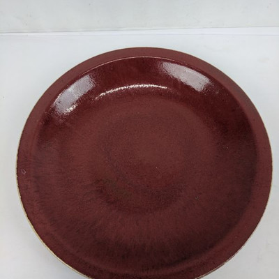 Pottery Barn Red Clay Platter, 18