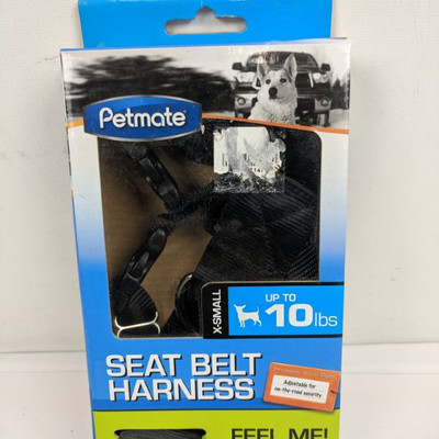 Petmate Seat Belt Harness, Up To 10 Lbs