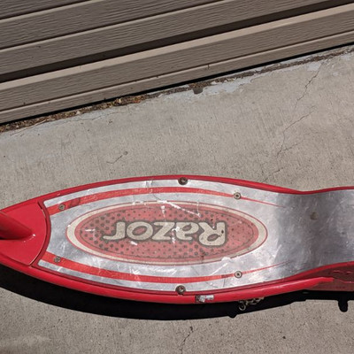 Red Razor Scooter - No Power, Untested, As-Is