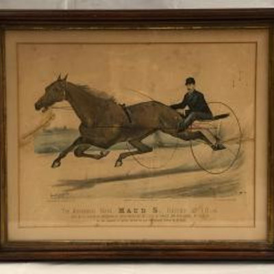 Currier & Ives, Leighton Maud Lithograph