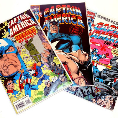 CAPTAIN AMERICA #1 and Special Issues Comic Books Lot Marvel Comics 1992-94