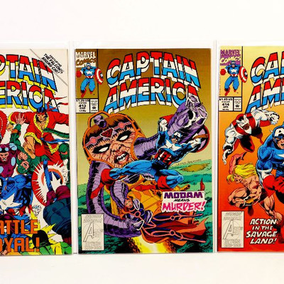 CAPTAIN AMERICA #409 410 411 412 413 414 415 416 Comic Books Lot Marvel Comics 1992/93