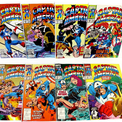 CAPTAIN AMERICA #409 410 411 412 413 414 415 416 Comic Books Lot Marvel Comics 1992/93