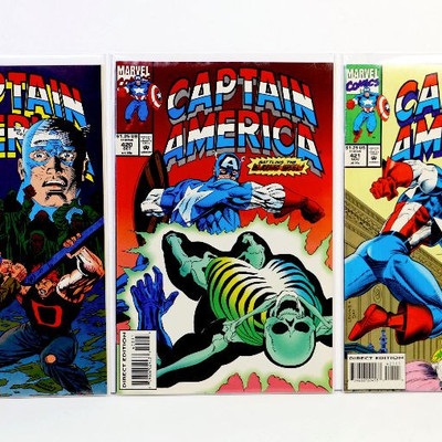 CAPTAIN AMERICA #418 420 421 423 424 425 Comic Books Lot Marvel Comics 1993/94