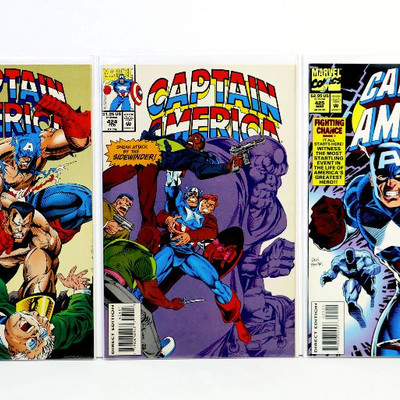 CAPTAIN AMERICA #418 420 421 423 424 425 Comic Books Lot Marvel Comics 1993/94