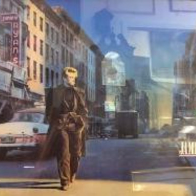 Vintage framed poster of James Dean