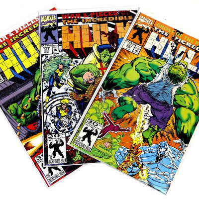 The Incedible HULK #390 #391 #397 Comic Books Set Marvel Comics 1992