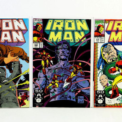 IRON MAN #268 269 270 271 272 273 Comic Books Lot Marvel Comics 1991