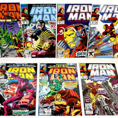 IRON MAN #274 275 276 277 278 279 280 Comic Books Lot Marvel Comics 1991/92
