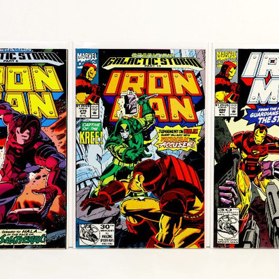 IRON MAN #274 275 276 277 278 279 280 Comic Books Lot Marvel Comics 1991/92