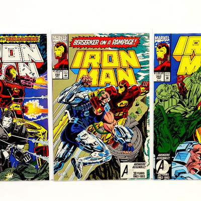 IRON MAN #291-299 Complete Comic Books Set Marvel Comics 1993