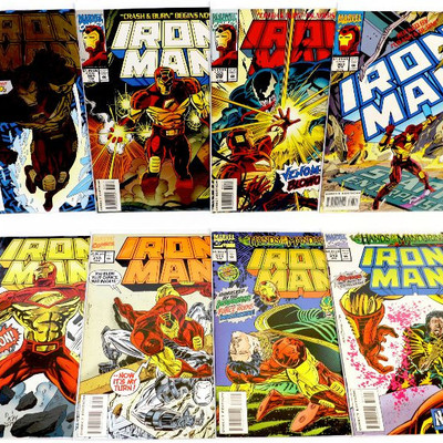 IRON MAN #300 301 302 303 306 310 311 312 Comic Books Set Marvel Comics 1994/95