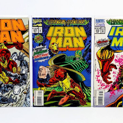 IRON MAN #300 301 302 303 306 310 311 312 Comic Books Set Marvel Comics 1994/95