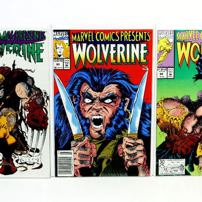 Marvel Comics Presents WOLVERINE #85-103 Complete Comic Books Set 1991-92