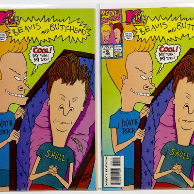 BEAVIS AND BUTT-HEAD #2 #3 - 5 Comic Books Lot Marvel Comics 1994