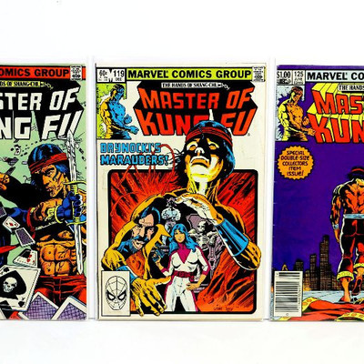MASTER OF KUNG FU #99 100 109 110 113 114 115 119 125 Bronze Age Marvel Comics 1981-83