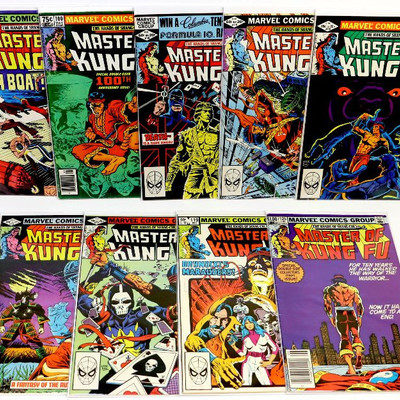 MASTER OF KUNG FU #99 100 109 110 113 114 115 119 125 Bronze Age Marvel Comics 1981-83