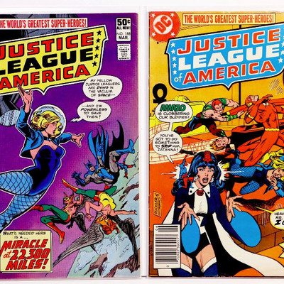 Justice League of America #144 177 188 191 194 198 204 Bronze Age Lot DC Comics 1977-82
