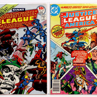 Justice League of America #144 177 188 191 194 198 204 Bronze Age Lot DC Comics 1977-82