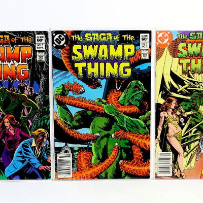 Saga Of The SWAMP THING #5 6 7 8 9 Bronze Age Comic Books Lot DC Comics 1982/83